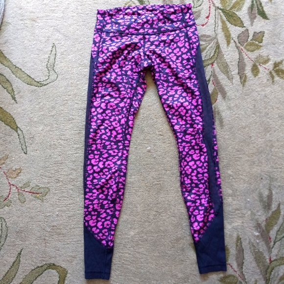 Lululemon Purple Cheetah Leggings 